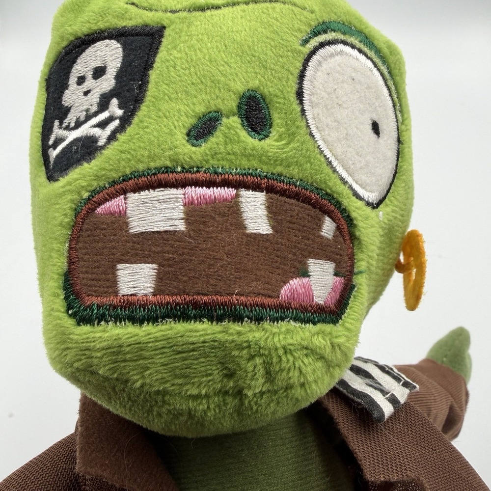Plants vs. Zombies PvZ Plush 2013 WORLDMAX PIRATE ZOMBIE 12" RARE - Picture 8 of 11